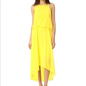 CEDRIC CHARLIER Sleeveless Yellow Dress